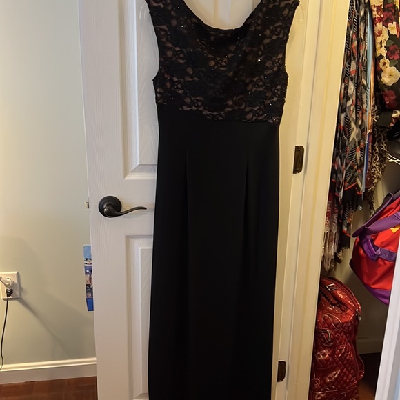 Cocktail Dress, Black & Nude Colors; Size 10; EUC - Picture 4 of 6